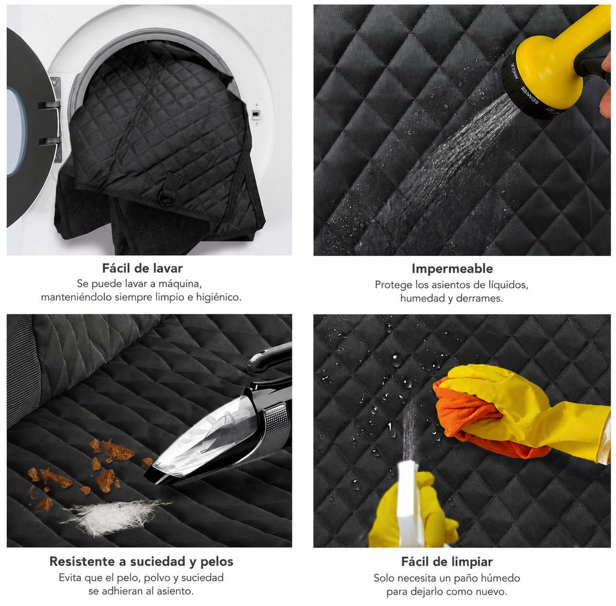 FUNDA PROTECTORA PREMIUM PARA ASIENTOS TRASEROS